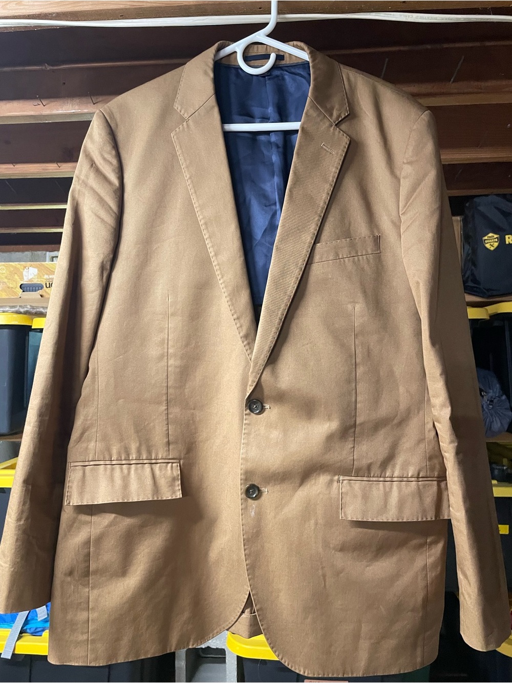 J Crew Ludlow Men's Brown Two-Button Blazer 42L